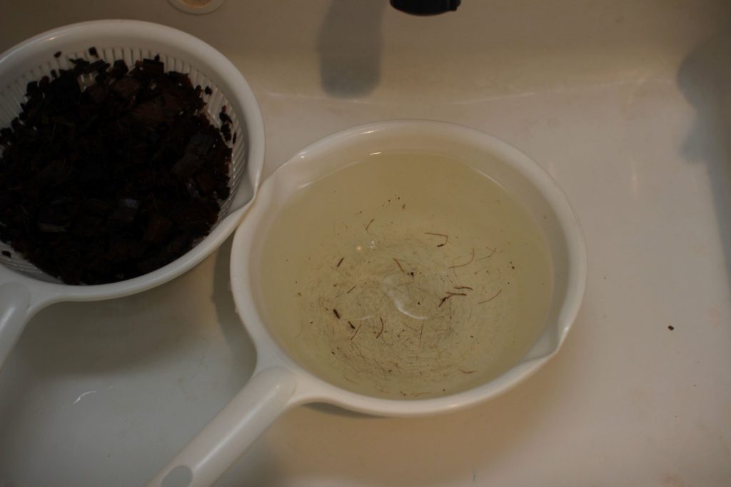 ベラボン　あく抜き